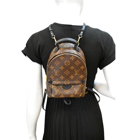 louis vuitton palm springs backpack mini dimensions|monogram palm springs backpack mini.